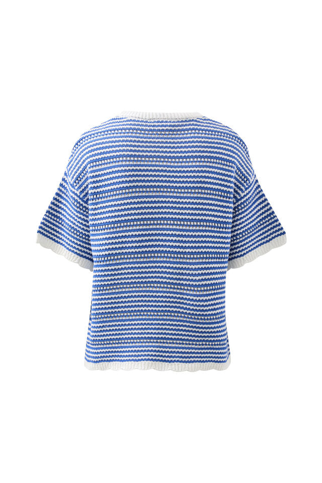 Nina Boxy knit - Summer Blue
