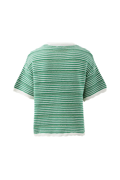 Nina Boxy knit - Kelly Green