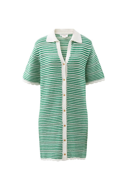 Nala Knit Mini Dress - Kelly Green
