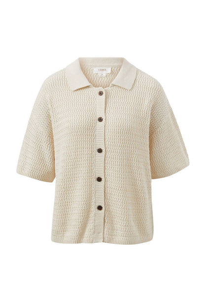 Boxy Button Through Knit