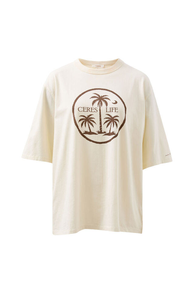 Liv Oversized Tee - Island Palms