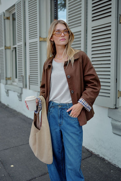 Pia Coat - Chocolate