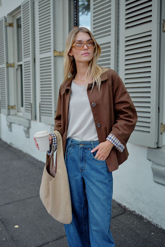 Pia Coat - Chocolate