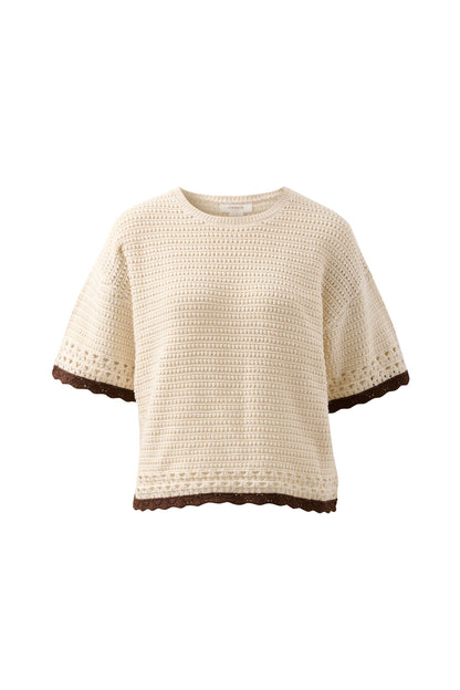 Blair Knit Tee - Ecru