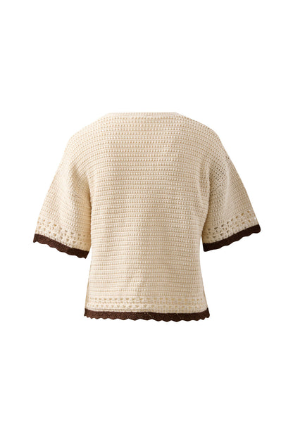 Blair Knit Tee - Ecru