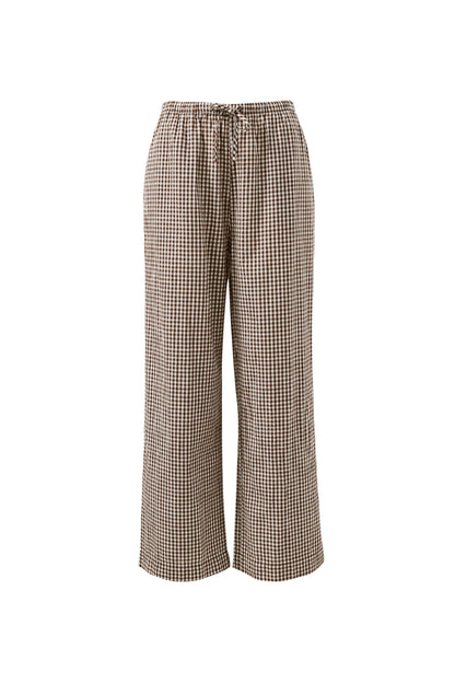 Resort Pant - Chocolate Gingham