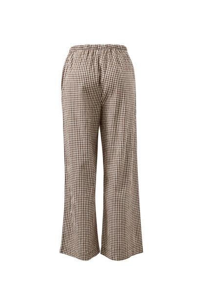 Resort Pant - Chocolate Gingham