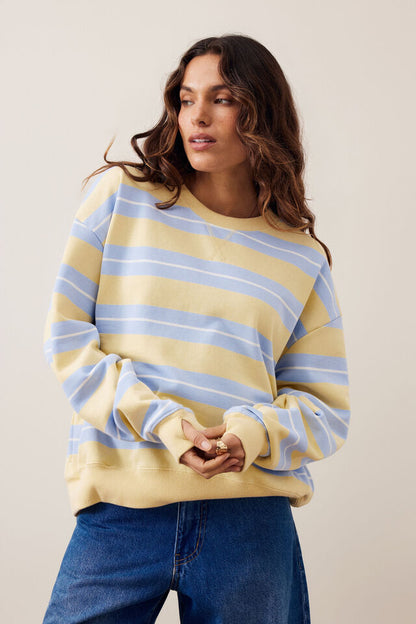 Romy Crew - Butter China Blue Stripe