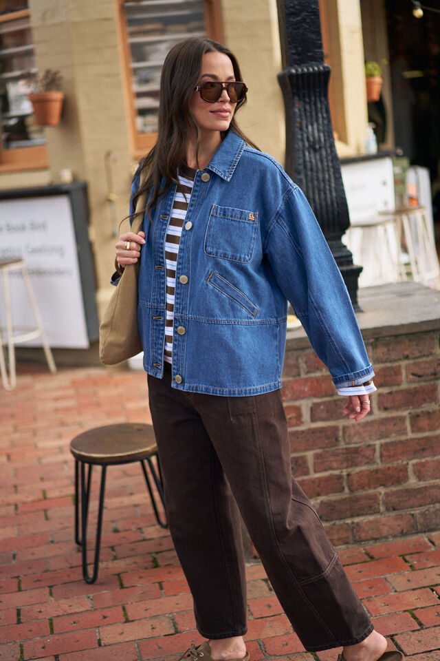 Ziggy Shacket - Fresh Indigo