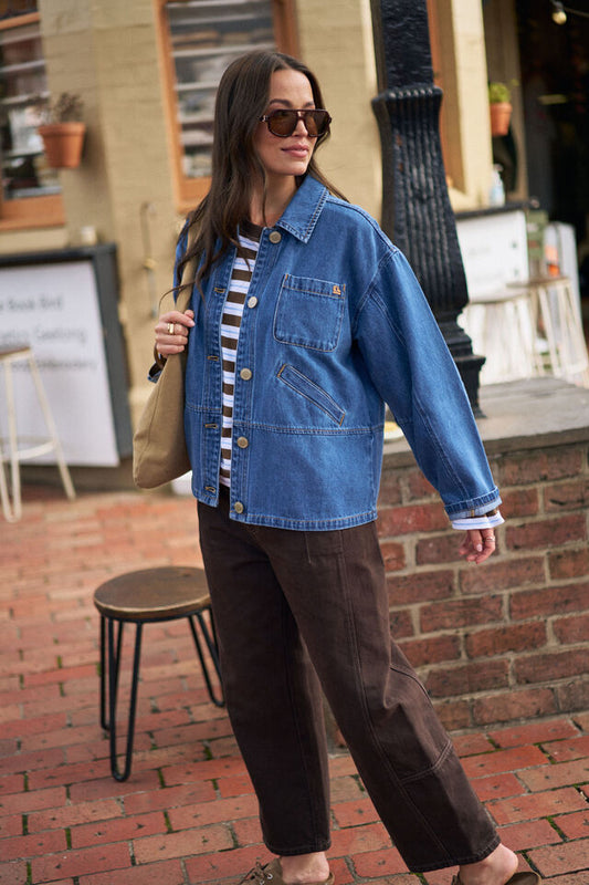 Ziggy Shacket - Fresh Indigo