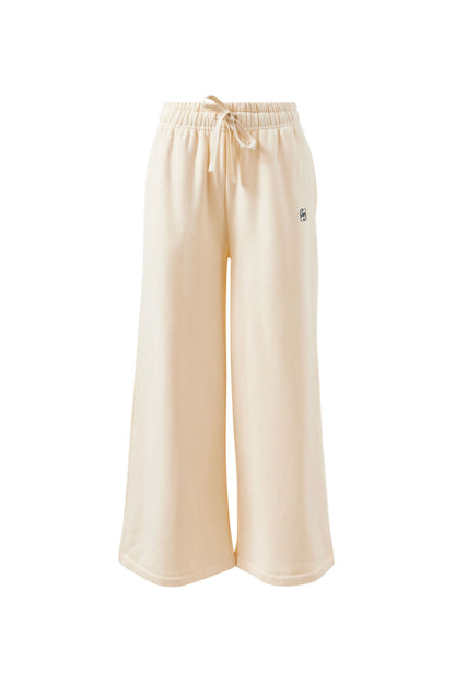 Ivy Wide Leg Trackpant - Marshmallow