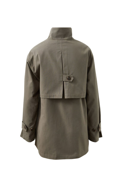 Estelle Funnel Neck Jacket - Moss
