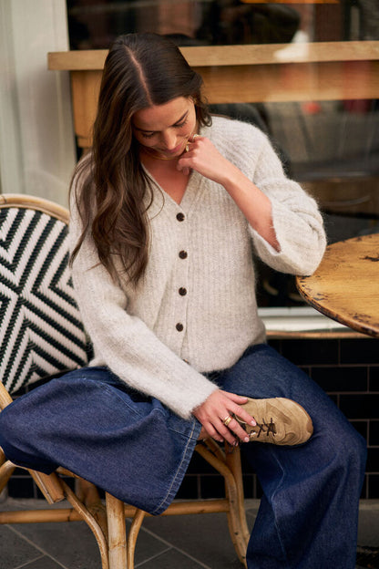 Birdie Lofti Cardi - Silver Marle
