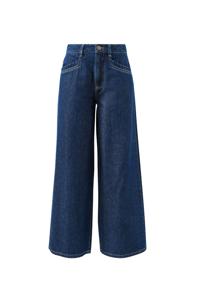 Reese Wide Leg Jean - Midnight
