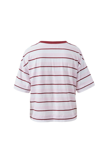Brea Boxy Tee - Sunfaded Pink