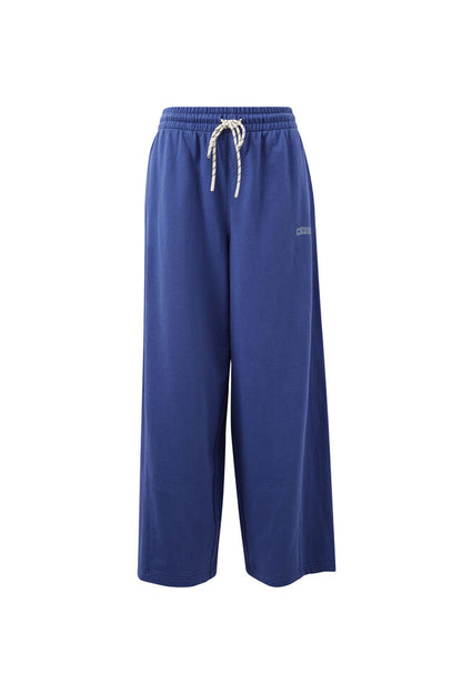 Sophie Relaxed Terry Trackpant - Washed Navy