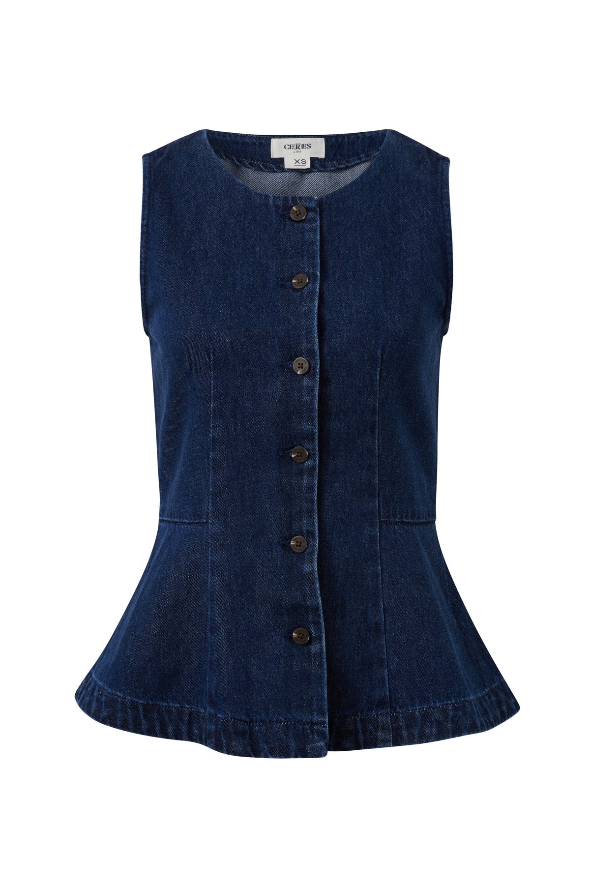 Harriet Sleeveless Top - Midnight