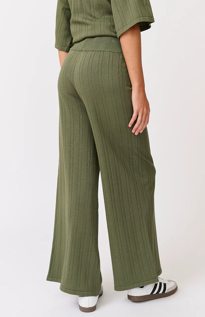 Molly Knit Pant - Thyme