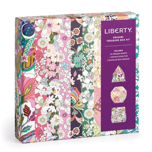 Liberty Floral Origami Treasure Box Kit