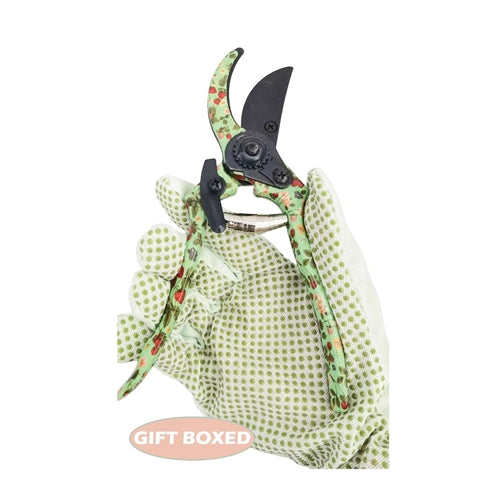 Strawberry Fields Secateurs & Gloves Gift Set