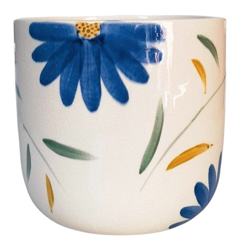 Maxine Floral Planter - 20cm