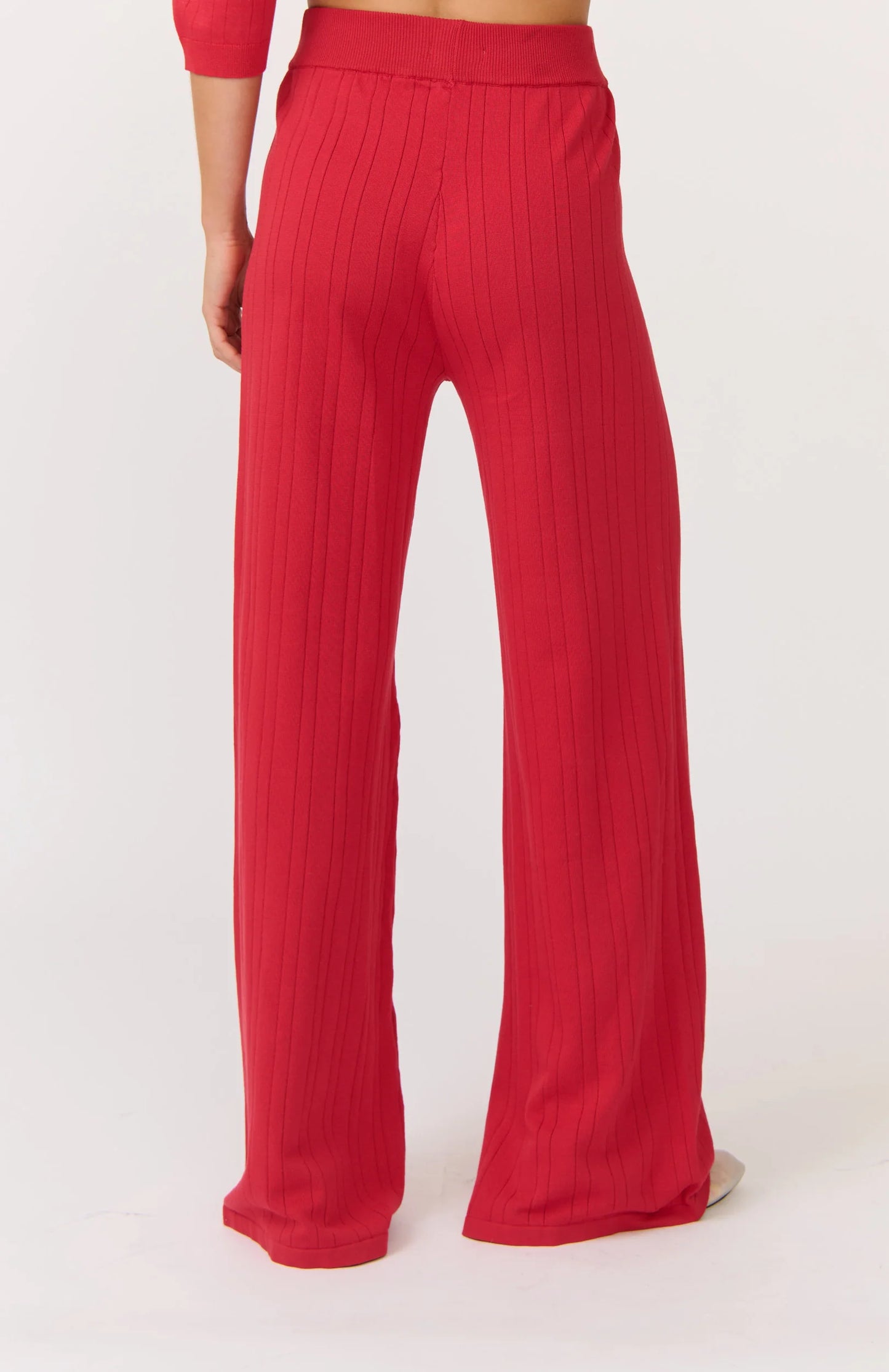 Molly Knit Pant - Cherry