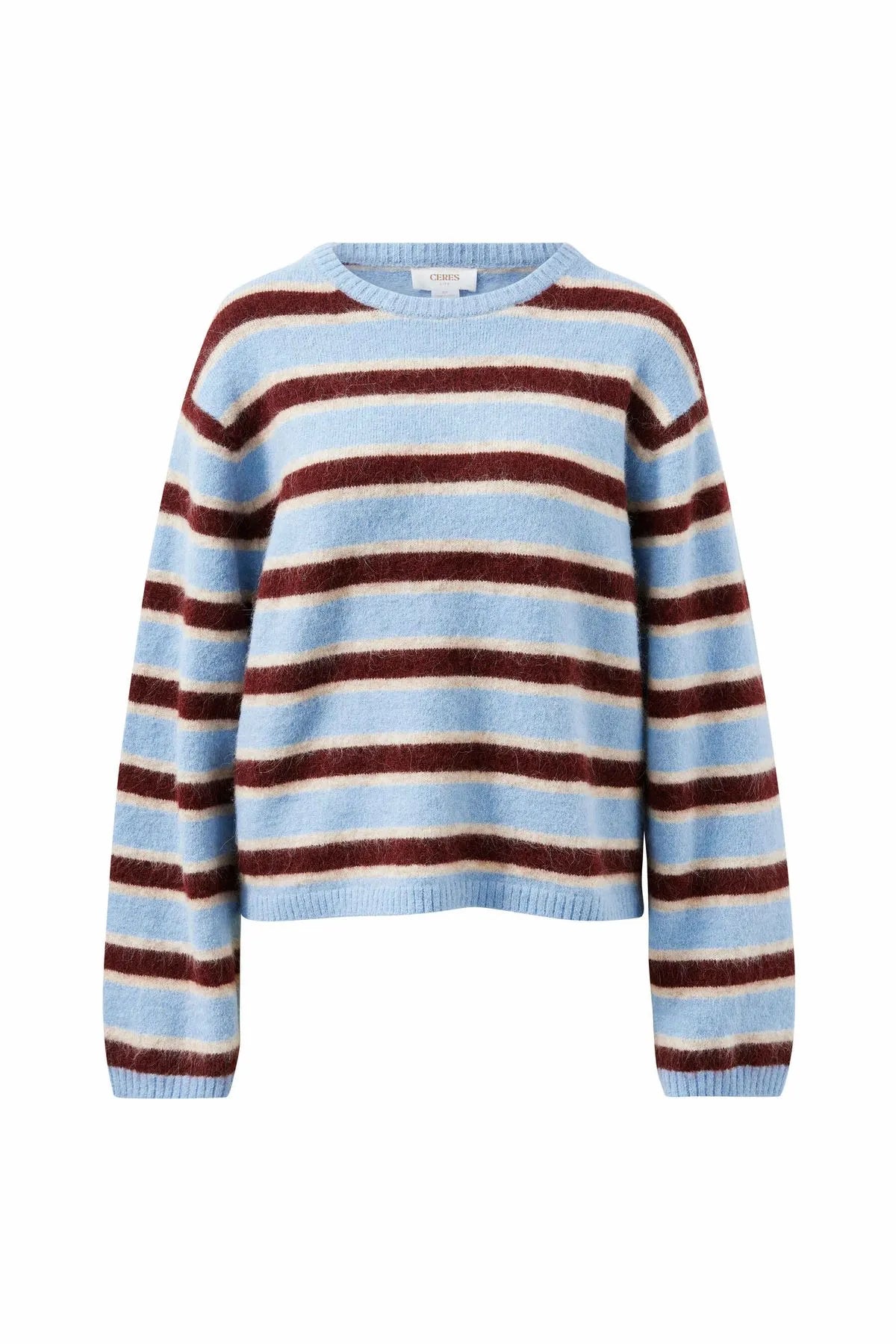 Bonnie Lofty Knit - Blue Stripe