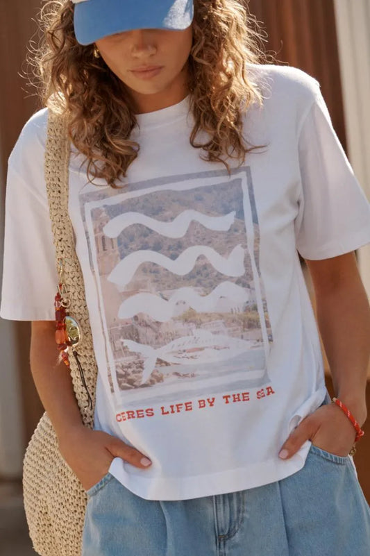 Stevie Slouchy Tee - Ceres by the Sea