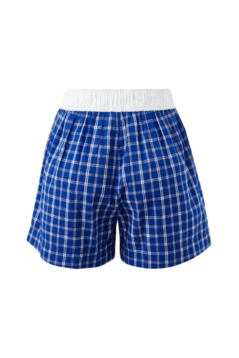 Mila Short - Polo Blue Check