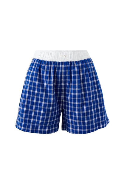 Mila Short - Polo Blue Check