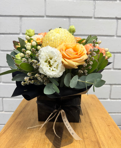 Just Peachy Boxed Arrangement