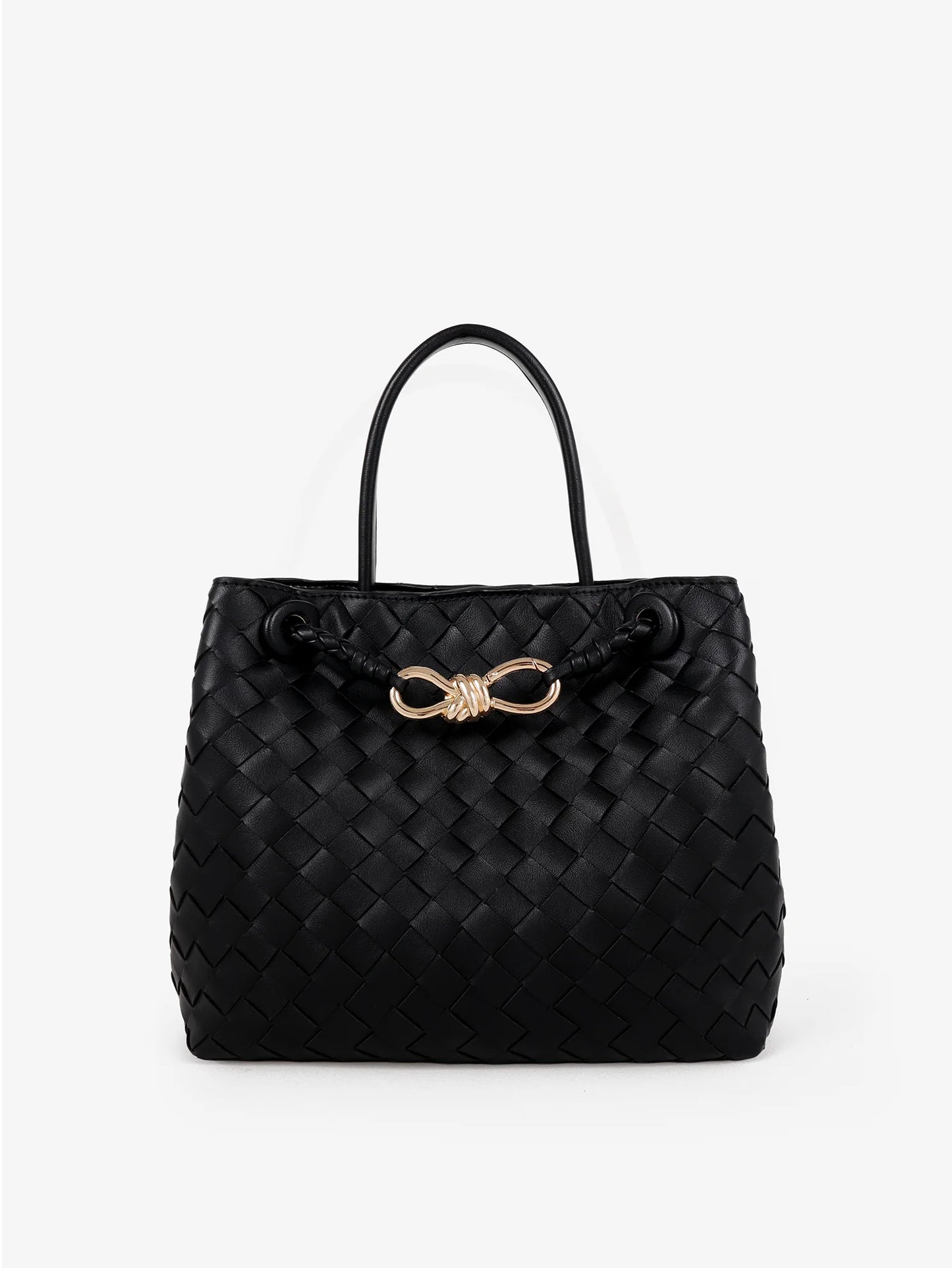 Chantel Multiway Woven Handbag - Black