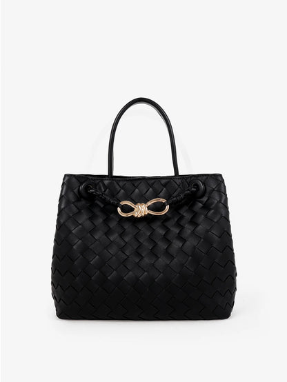 Chantel Multiway Woven Handbag - Black