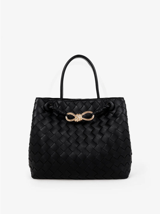 Chantel Multiway Woven Handbag - Black