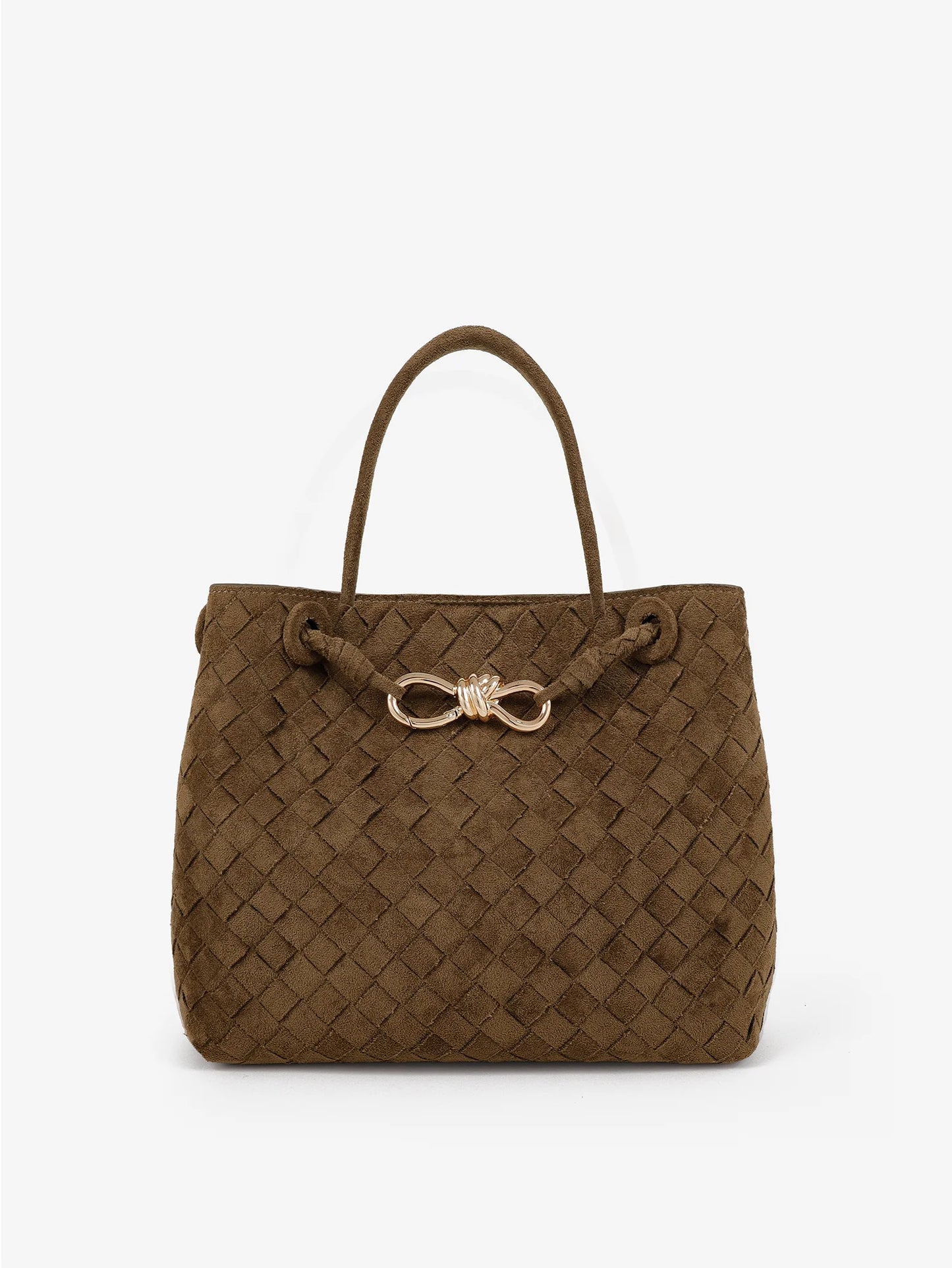 Chantel Multiway Woven Handbag - Olive