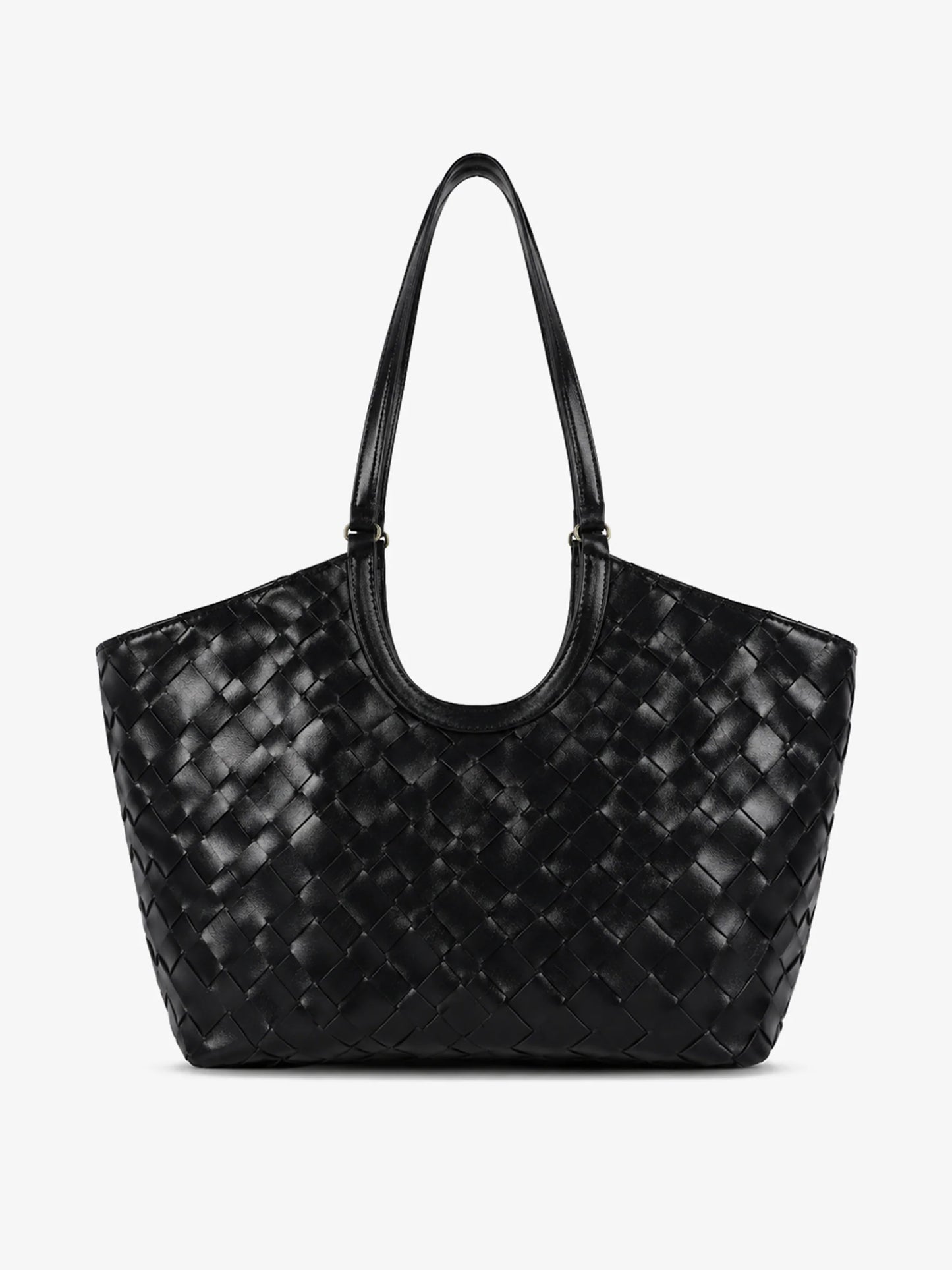 The Everyday Woven Tote - Black