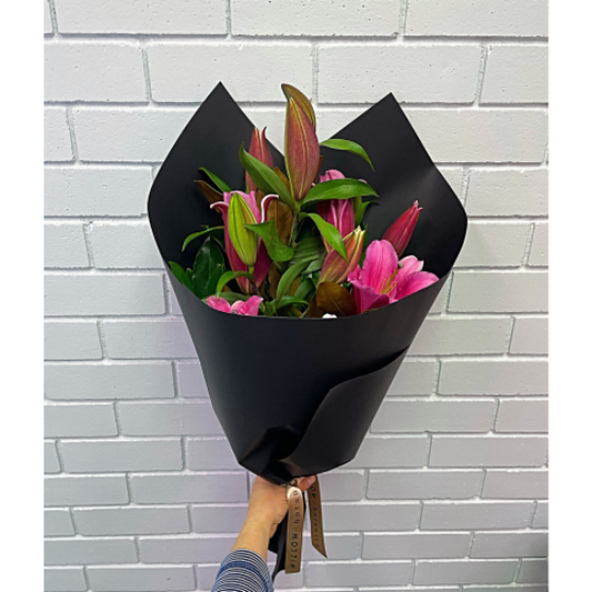 Lily Flower Bouquet. Yamba Florist. Grafton Florist. Maclean Florist. same day flower delivery. order flowers online