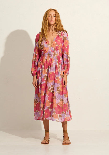 Helena Midi Dress - Roxanne Floral