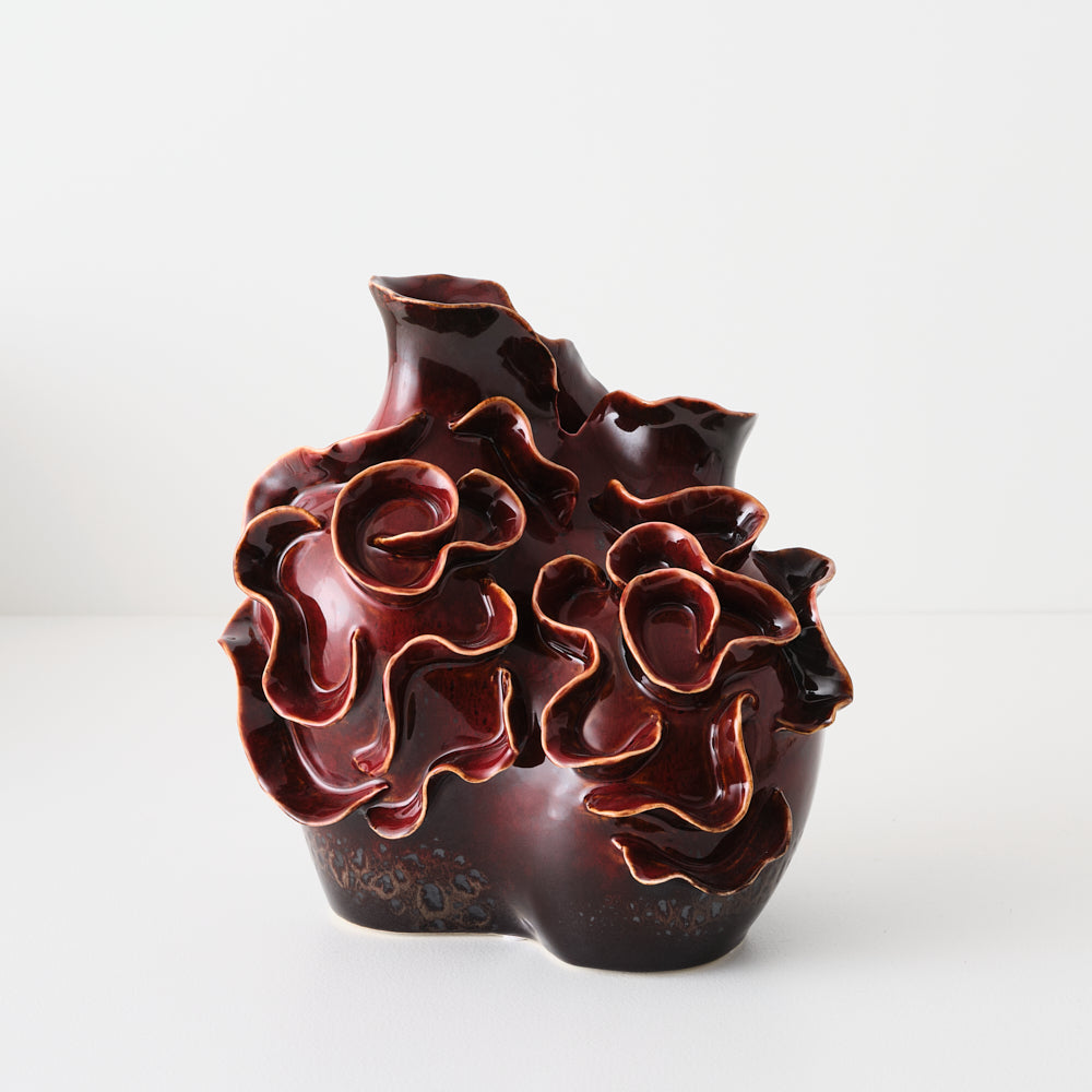 Alora Vase - Bordeaux