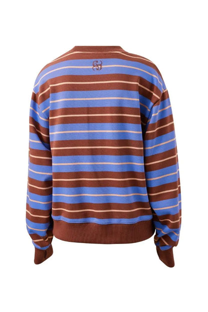 Romy Crew - Vintage Blue Pink Clay Stripe