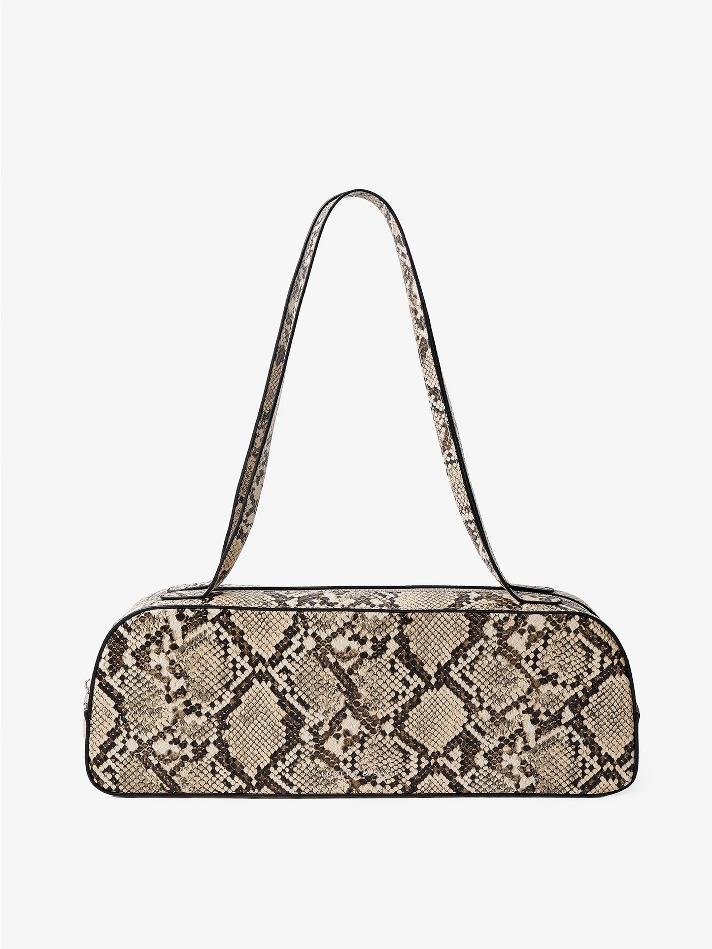 Addie Baguette Handbag - Snakeskin