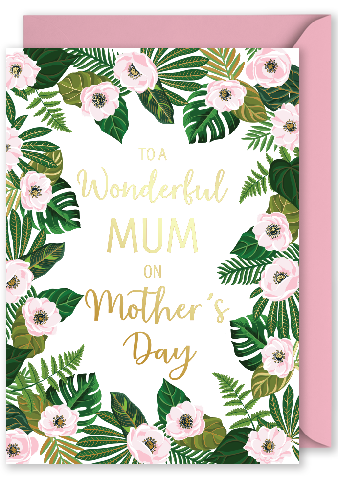 Happy Mother's Day Palms Card